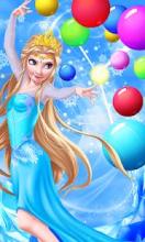 Ice Princess Pop Bubble Shooter截图2