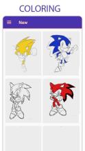 The hedgehog coloring and drawing book截图1