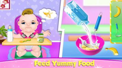 New Born Baby Sitting Babysitter Daycare Game截图3