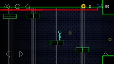 Stickman Escape  Neon Game截图5