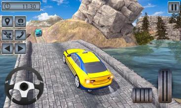 Real Taxi Mountain Climb 3D  Taxi Driving Game截图2