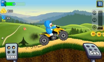 Doremon ATV Hill Racing - atv quad doremon games截图3