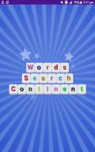 Words Continent Search截图4