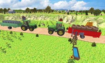 Farm Transport Tractor Games 2018截图2