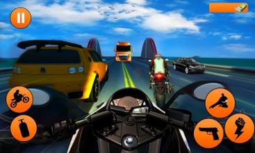 Traffic Bike Shooter截图3