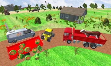 Farm Transport Tractor Games 2018截图1