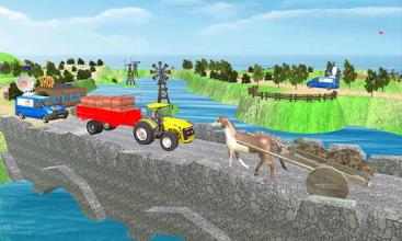 Farm Transport Tractor Games 2018截图3