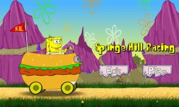 Sponge Car climb Racing - sponge-boob games free截图3