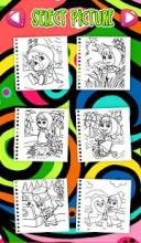 Mash and the bear Coloring Book截图3