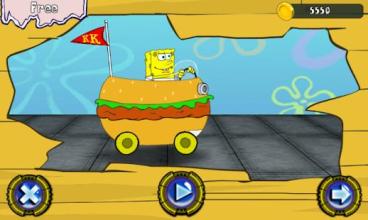 Sponge Car climb Racing - sponge-boob games free截图5