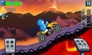 Doremon ATV Hill Racing - atv quad doremon games截图4