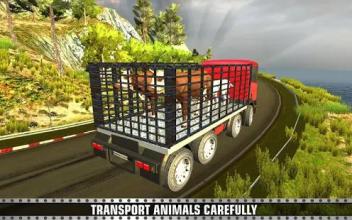 Eid Animals Farm Cargo Truck Game截图4