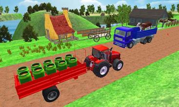 Farm Transport Tractor Games 2018截图4
