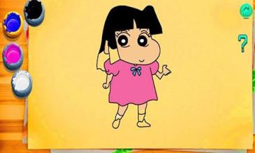 Coloring shin chan pages截图2