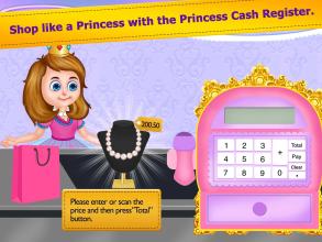 Pink Princess Cash Register  Cashier Girl Games截图3