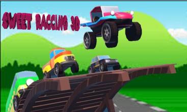 Sweet Racing Cars Cartoon 3D截图3