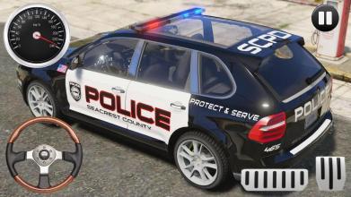 Police Porsche Cayenne  Huge City Drive截图2