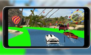 Car Aqua Race 3D  Water Park Race截图4