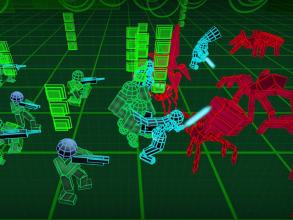 Stickman Neon Warriors: Spiders Battle截图4