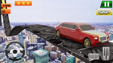 Limousine Car Driving Impossible Stunt Car Racing截图2