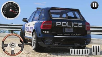 Police Porsche Cayenne  Huge City Drive截图1