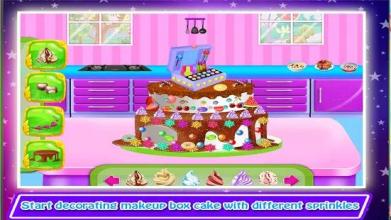 Makeup Box Cake Game截图1