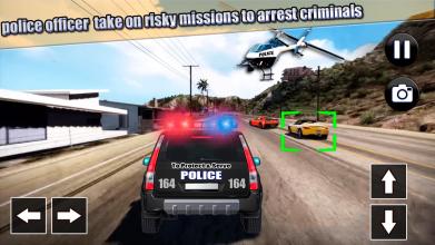 Police Car Gangster Chase Mission 2019截图2