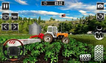 Farming Harvest Simulator 2019  Tractor Farm Game截图2