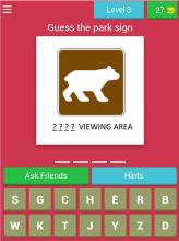 American Road & Park Signs Quiz Game截图5