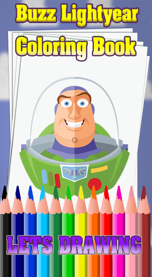 Buzz Lightyear Toy Story Coloring Book截图3