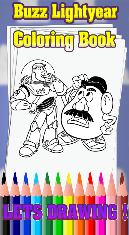 Buzz Lightyear Toy Story Coloring Book截图1