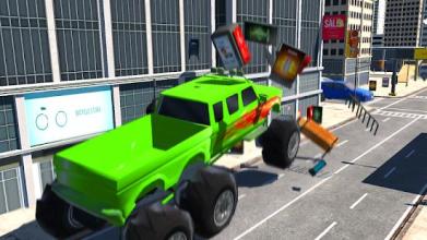 Monster Truck - Car destruction截图2