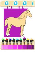 Horse Coloring Book - color and draw 2018截图1