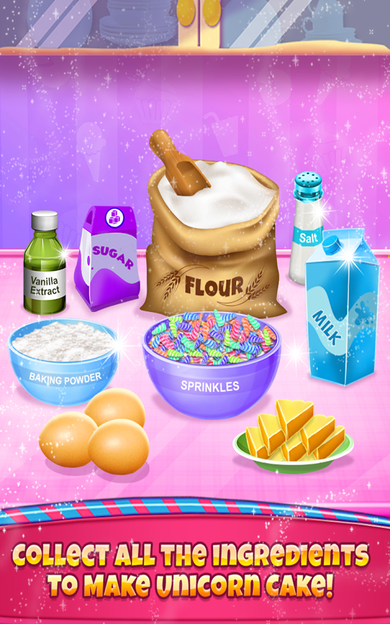 Unicorn Cake Bakery - Sweet Cake Dessert Maker截图3