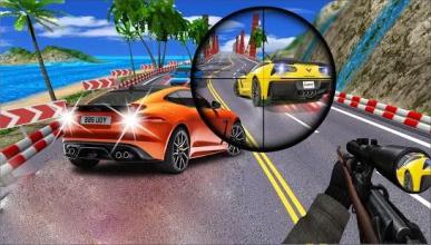 Traffic Hunter Sniper Shooter: 3d 2018 FREE截图4