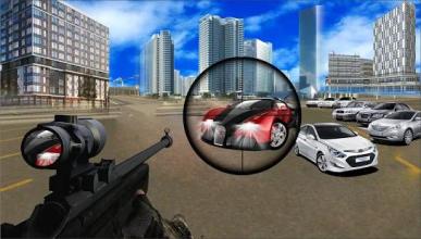 Traffic Hunter Sniper Shooter: 3d 2018 FREE截图3