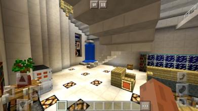 Pink House of Redstone Mechanisms Map MCPE截图2