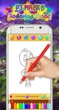 Pj Heroes Masks Drawing Coloring Book截图2