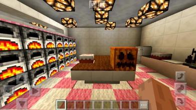 Pink House of Redstone Mechanisms Map MCPE截图1