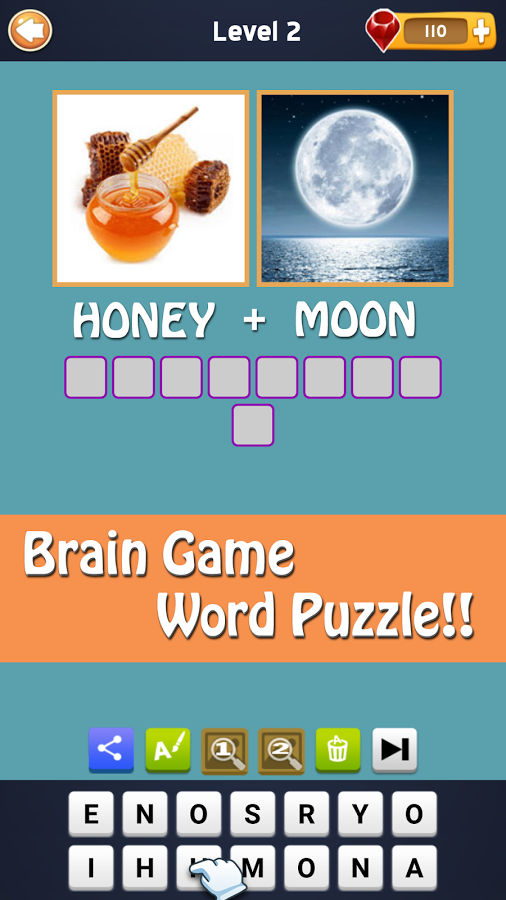 2 Pics 1 Word - Fun Word Guessing Game - Pics Quiz截图3