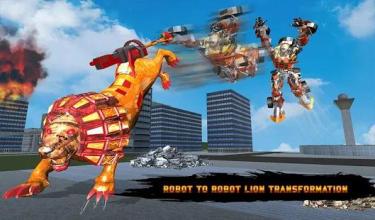Lion Robot vs Robot Tiger Wars Transform截图4