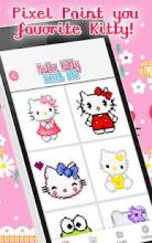 Hello Kitty Pixel Art - Kitty Color By Number截图4