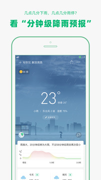 彩云天氣截圖
