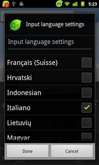 Italian for GO Keyboard截图4