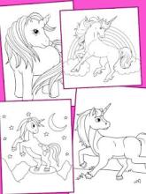 My Little Unicorn * Coloring Book截图1