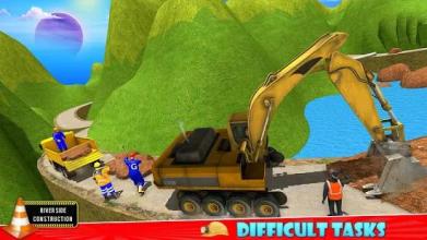 River Side Road Construction - Flip City Builder截图5