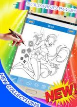 how to draw & coloring Winx Club new collection截图5