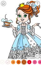 Princess Color by Number – Princess Coloring Book截图5