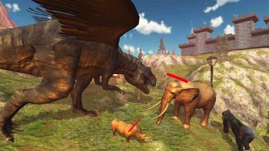 Flying Dinosour Simulator Game 3d截图1