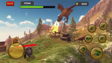 Flying Dinosour Simulator Game 3d截图2